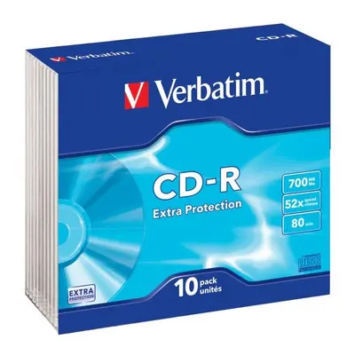 Verbatim CD-R Extra Protection 43415 700MB CD-R 52x slim box 10-pack