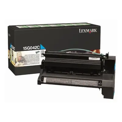 Toner Lexmark 15G042C (Azurový) (Prebate) - Originál