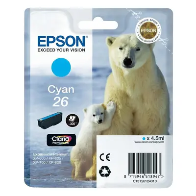 Zásobník Epson č.26 - T2612 (Azurový) - Originál