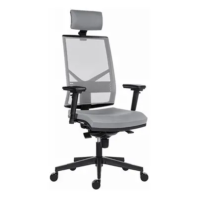 Powerton Kancelářské ergonomické křeslo Marie, Šedé