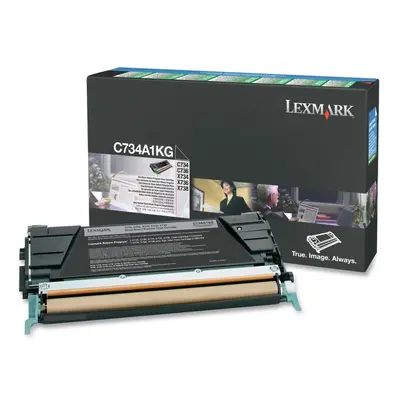 Toner Lexmark C734A1KG (Černý) (return) - Originál