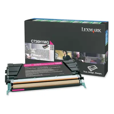 Toner Lexmark C736H1MG (Purpurový) (return) - Originál