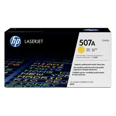 Toner HP č.507A - CE402A (Žlutý) - Originál