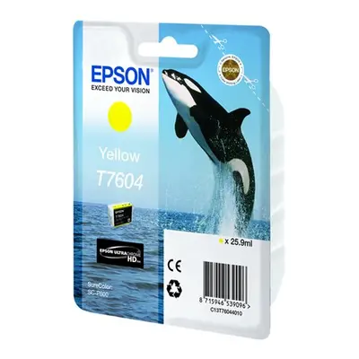 Zásobník Epson T7604 (Žlutý) - Originál