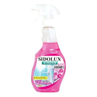 Prostředek čisticí Sidolux Nano Code, na okna a zrcadla, s rozprašovačem, 500 ml, Flower