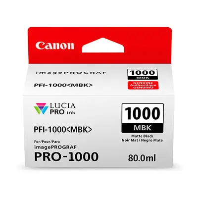 Zásobník Canon č.1000 - PFI-1000MBK (Matně černý) - Originál