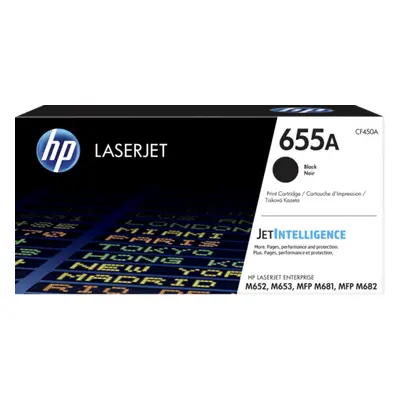 Toner HP č.655A - CF450A (Černý - black) - Originál