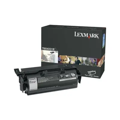 Toner Lexmark T654X31E (Černý) (Extra High Capacity) - Originál