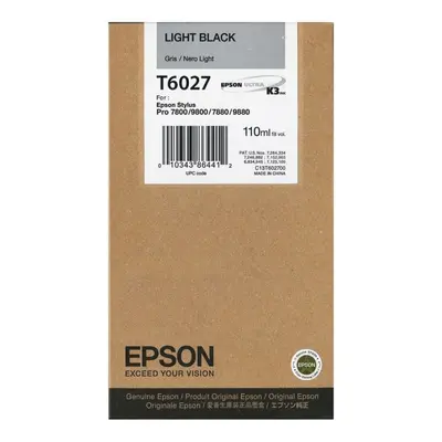 Zásobník Epson T6027 (Světle černý) (původně T5627) - Originál