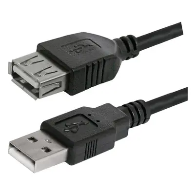 Logo USB prodlužka (2.0)USB A samec - USB A samice 3m černá cena za 1ks