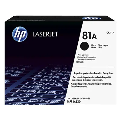 Toner HP č.81A - CF281A (Černý - black) - Originál