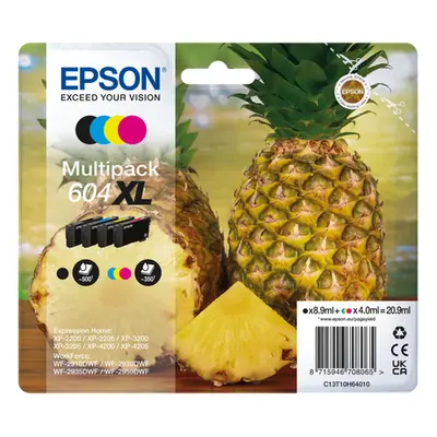 Zásobníky - Multi Pack Epson č.604Xl - T10H6 (Černé, azurové, purpurové, žluté) - Originál