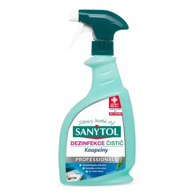 Prostředek čisticí Sanytol Professional, koupelny, sprej, 750 ml