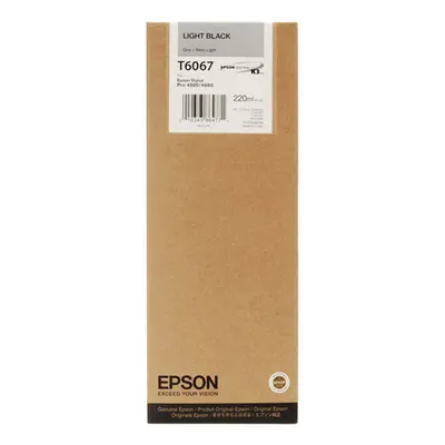 Zásobník Epson T6067 (Světle černý) (původně T5657) - Originál