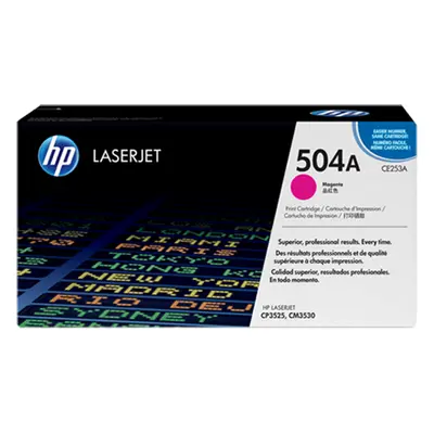 Toner HP č.504A - CE253A (Purpurový) - Originál