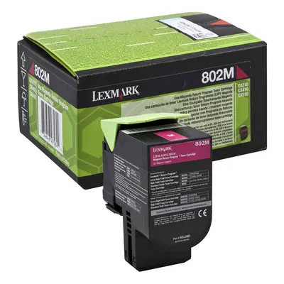 Toner Lexmark 80C20M0 (Purpurový) (Return) - Originál