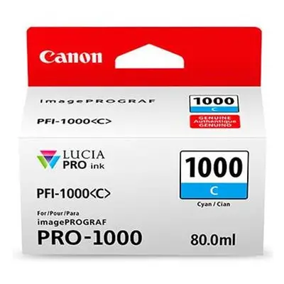 Zásobník Canon č.1000 - PFI-1000C (Azurový) - Originál