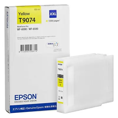 Zásobník Epson T9074 (Žlutý) (XXL) - Originál