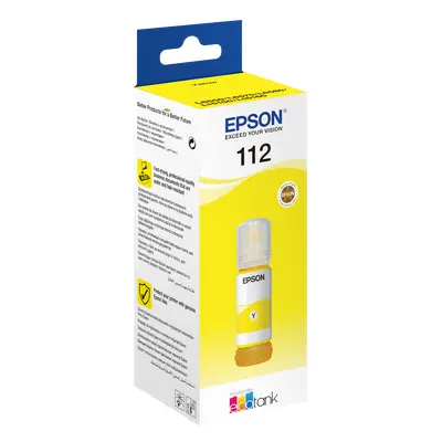 Lahev s inkoustem Epson č.112 - T06C4 (Žlutá) - Originál