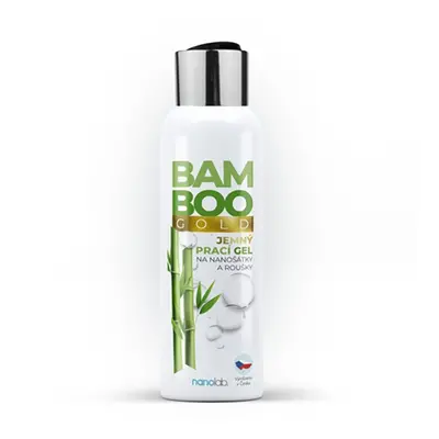 Jemný prací gel BAMBOO GOLD na šátky a roušky, 100ml, Nanolab