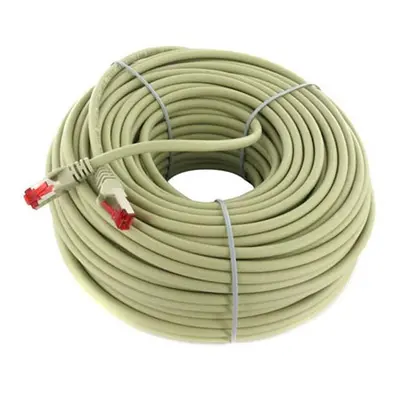 Neutralle Síťový LAN kabel S/FTP patchcord RJ45 samec - RJ45 samec 30 m stíněný šedý