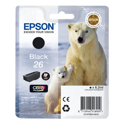 Zásobník Epson č.26 - T2601 (Černý) - Originál