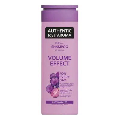 Šampon vlasový Authentic toya Aroma, Volume Effect, 400 ml, Hroznové víno