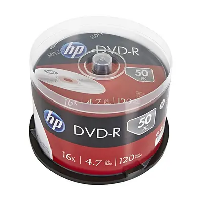 HP DVD-R bez možnosti potisku DME00025-3, 69316 4.7GB 16x spindle 50-pack