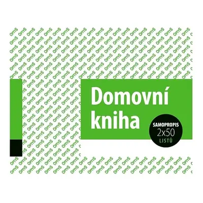 Tiskopis Domovní kniha Optys, 115x148 mm, samopropisovací, 2x50 listů