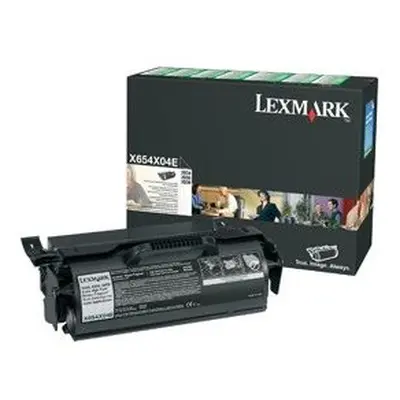 Toner Lexmark X654X04E (Černý) (return) - Originál