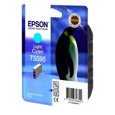 Zásobník Epson T5595 (Světle azurový) - Originál