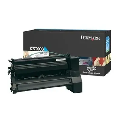 Toner Lexmark C7702CS (Azurový) - Originál