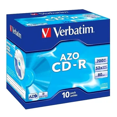 CD-R Verbatim DataLife PLUS, 700 MB, 80 minut, 52x, jewel box, 10 ks