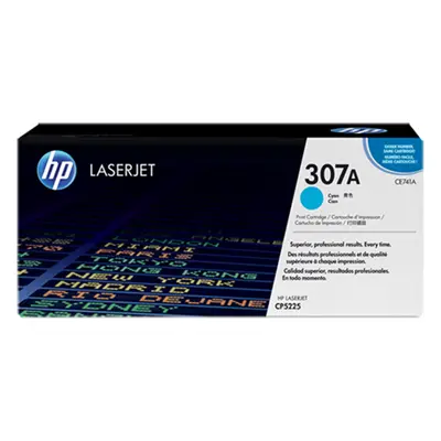 Toner HP č.307A - CE741A (Azurový) - Originál