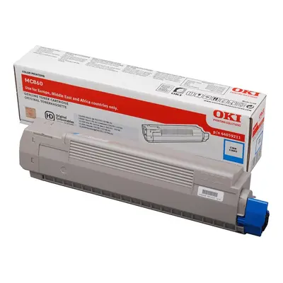 Toner OKI 44059211 (Azurový) - Originál