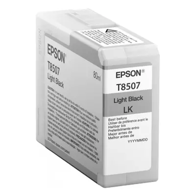 Zásobník Epson T8507 (Světle černý) UltraChrome HD - Originál