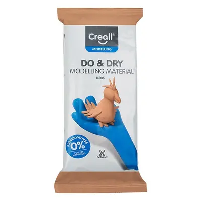 Hmota modelovací Creall Do & Dry, samotvrdnoucí, 500 g, terakota