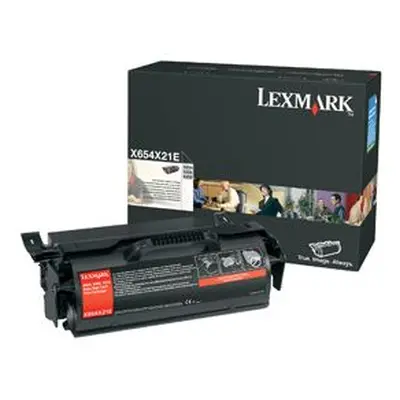 Toner Lexmark X654X21 (Černý) - Originál