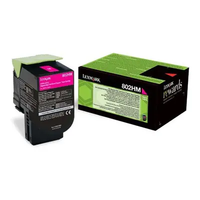 Toner Lexmark 80C2HM0 (Purpurový) (High Capacity) (Return) - Originál