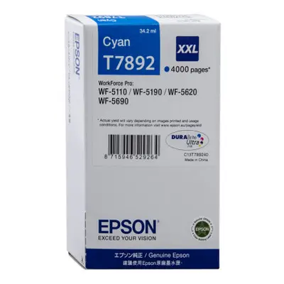 Zásobník Epson T7892 (Azurový) (XXL) - Originál