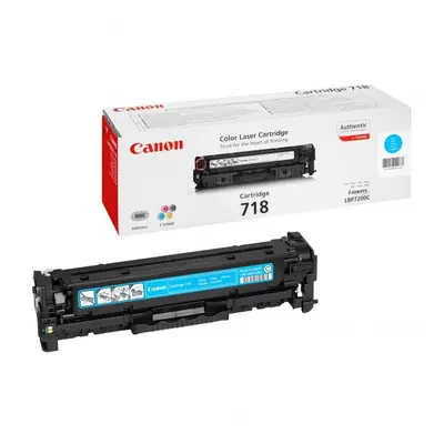 Toner Canon č.718 - CRG-718C (Azurový) 2661B002 - Originál