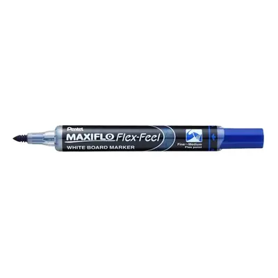 Popisovač na bílé tabule Pentel Maxiflo flex-feel, 2,3-4,5 mm, modrý