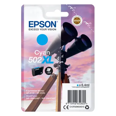 Zásobník Epson č.502 XL - T02W2 (Azurový) - Originál