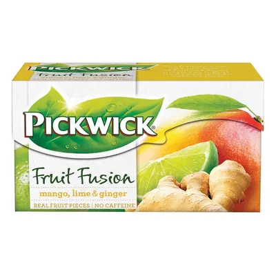 Čaj ovocný Pickwick, mango se zázvorem a limetkou, 20x1,75 g