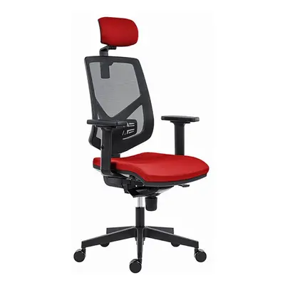 Powerton Kancelářské ergonomické křeslo Tina, Červené