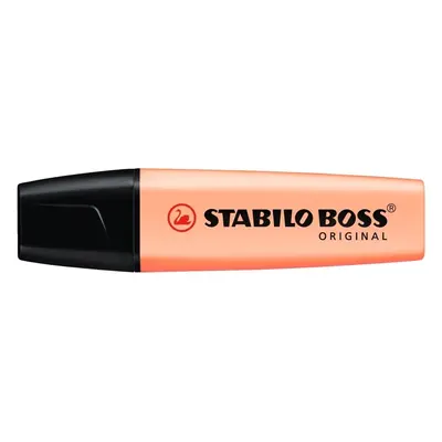 Zvýrazňovač Stabilo Boss Original Pastel, 2-5 mm, klínový hrot, broskvový