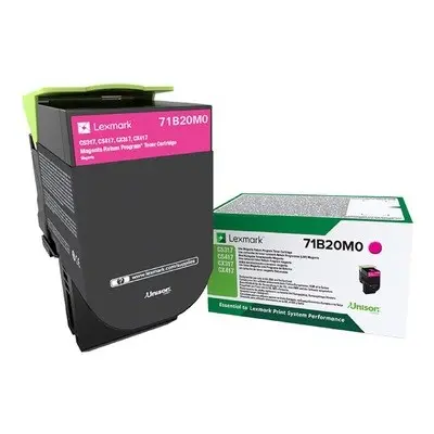 Toner Lexmark 71B20M0 (Purpurový) Return - Originál