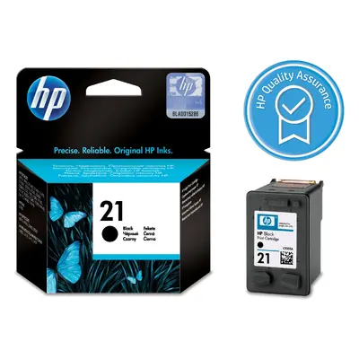 Cartridge HP č.21 - C9351A (Černá - black) - Originál