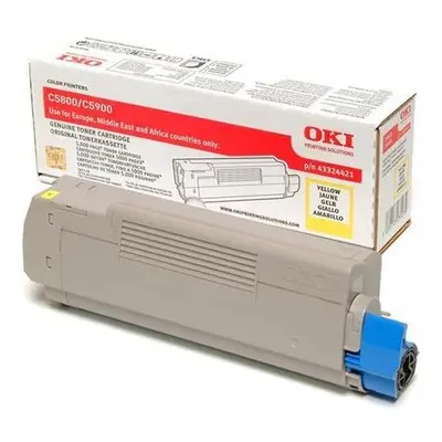 Toner OKI 43324421 (Žlutý) - Originál