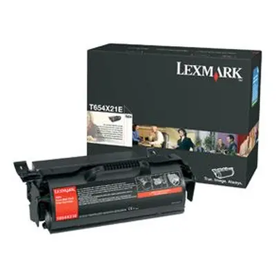 Toner Lexmark T654X21 (Černý) - Originál